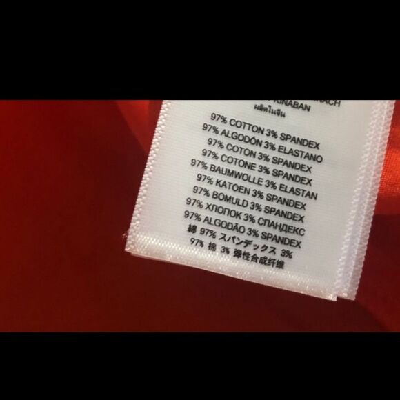 Michael Kors Long Sleeve Collared Full Zip Top Orange Medium - Picture 6 of 7